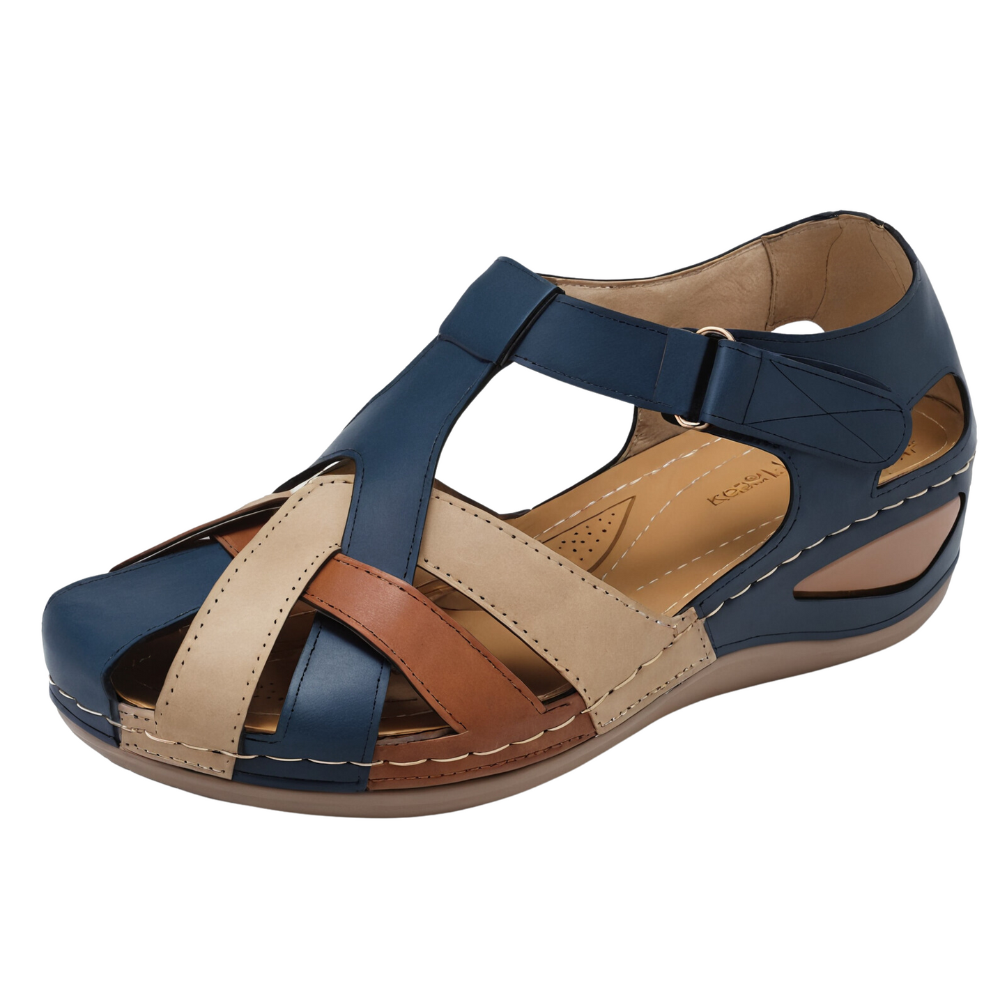 Linnea – Elegant Damsandal Med Ortopedisk Sula